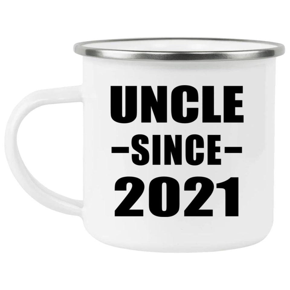 Uncle Since 2021 - 12oz Camping Mug