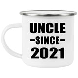 Uncle Since 2021 - 12oz Camping Mug