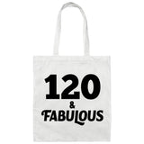 120th Birthday 120 & Fabulous - Tote Bag White