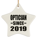 Optician Since 2019 - Star Ornament