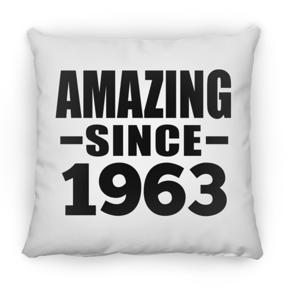 61st Birthday Amazing Since 1963 - Throw Pillow