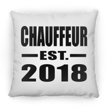 Chauffeur Established EST. 2018 - Throw Pillow
