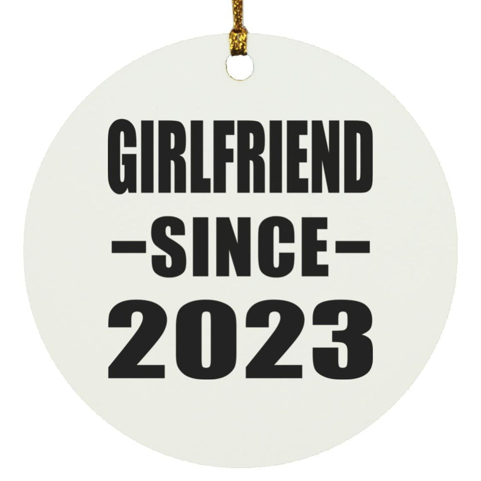 Girlfriend Since 2023 - Circle Ornament