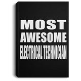 Most Awesome Electrical Technician - Canvas Portrait