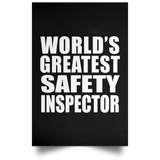 World's Greatest Safety Inspector - Poster Portrait