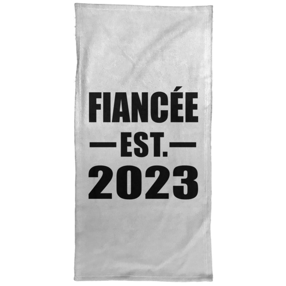 Fiancee Established EST. 2023 - Hand Towel
