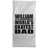 William World's Okayest Dad - Hand Towel
