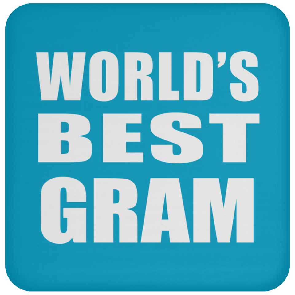 World's Best Gram - Drink Coaster