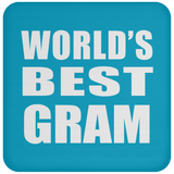 World's Best Gram - Drink Coaster