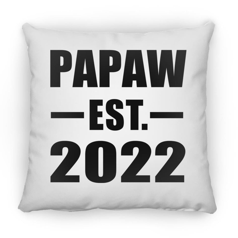 Papaw Established EST. 2022 - Throw Pillow