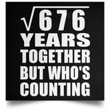 26th Anniversary Square Root of 676 Years Who's Counting - Poster Square