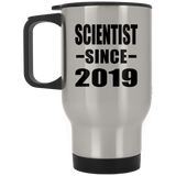 Scientist Since 2019 - Silver Travel Mug