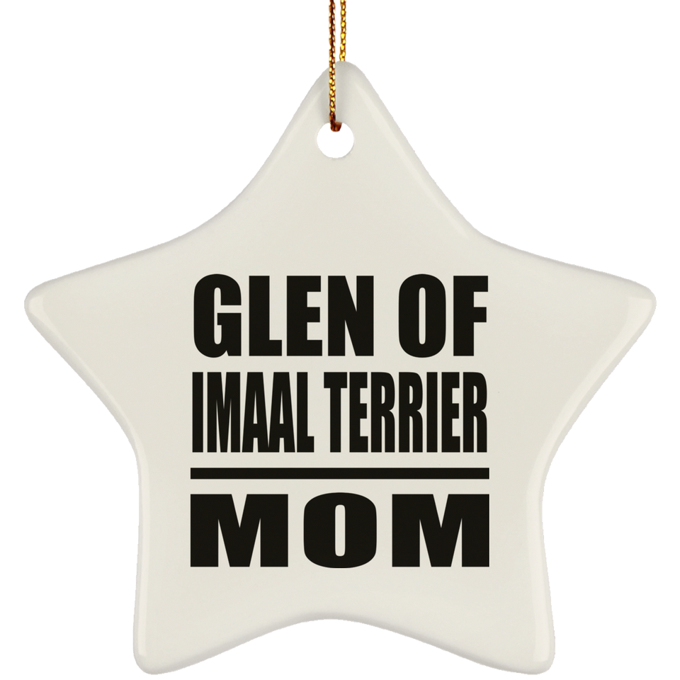 Glen Of Imaal Terrier Mom - Star Ornament