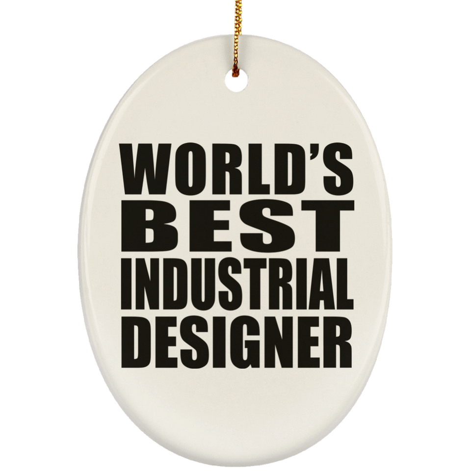 World's Best Industrial Designer - Oval Ornament