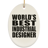 World's Best Industrial Designer - Oval Ornament