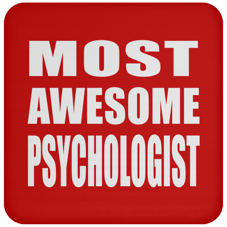 Most Awesome Psychologist - Drink Coaster