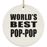World's Best Pop-Pop - Circle Ornament