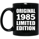 39th Birthday Original 1985 Limited Edition - 11oz Coffee Mug Black