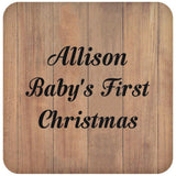 Allison Baby's First Christmas - Drink Coaster C