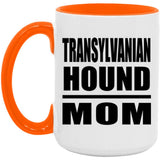 Transylvanian Hound Mom - 15oz Accent Mug Orange