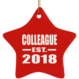Colleague Est. 2018 - Star Ornament
