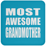 Most Awesome Grandmother - Drink Coaster