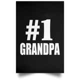 Number One #1 Grandpa - Poster Portrait