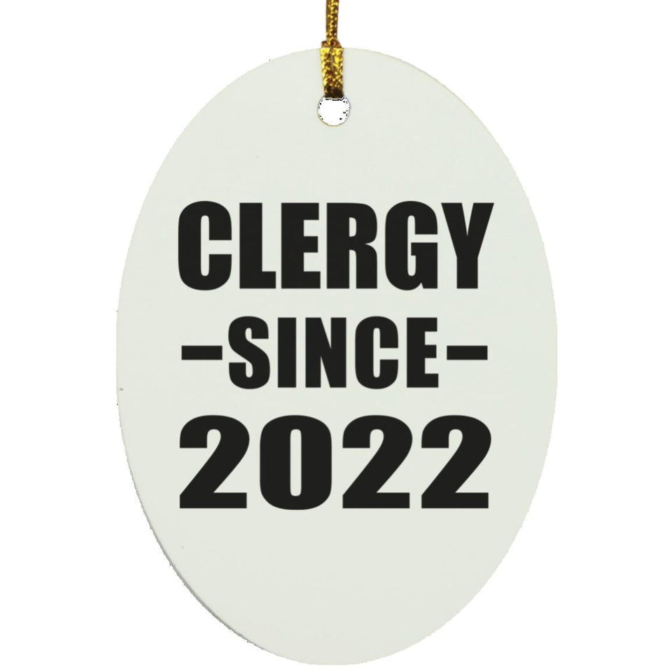 Clergy Since 2022 - Oval Ornament