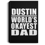 Dustin World's Okayest Dad - Canvas Portrait