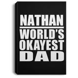 Nathan World's Okayest Dad - Canvas Portrait