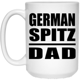 German Spitz Dad - 15oz Coffee Mug