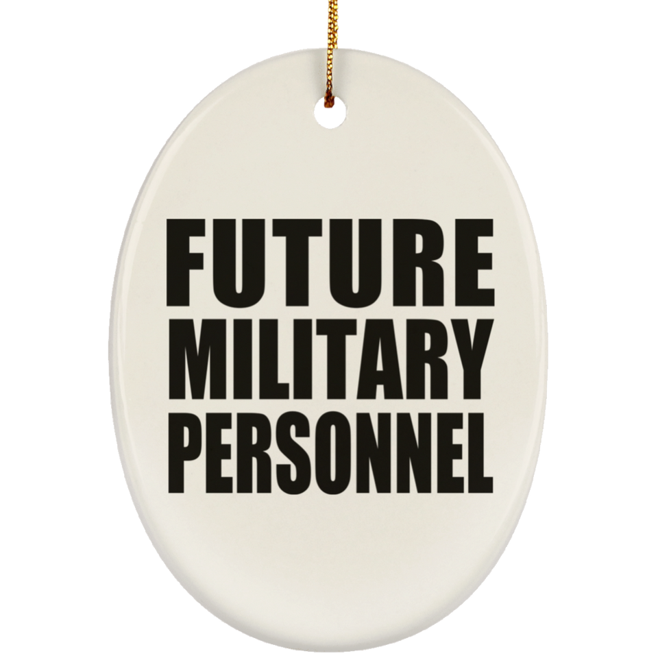 Future Military Personnel - Oval Ornament