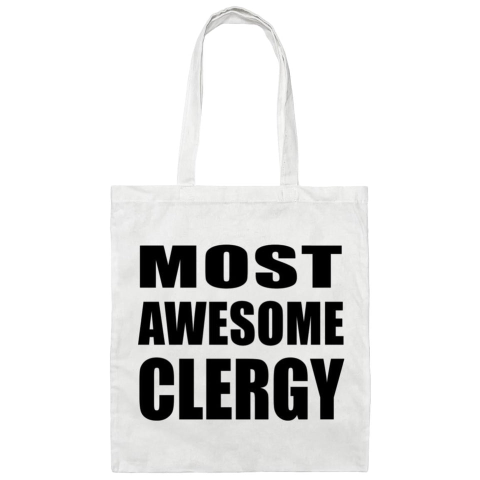Most Awesome Clergy - Tote Bag White