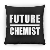 Future Chemist - Throw Pillow Black