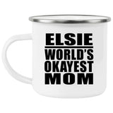 Elsie World's Okayest Mom - 12oz Camping Mug