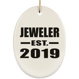 Jeweler Established EST. 2019 - Oval Ornament
