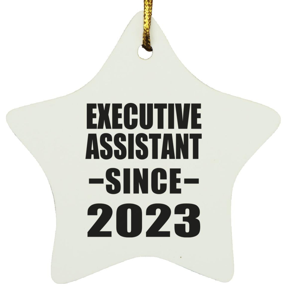 Executive Assistant Since 2023 - Star Ornament