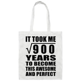 30th Birthday Took Square Root of 900 Years To Awesome - Tote Bag White