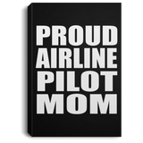 Proud Airline Pilot Mom - Canvas Portrait