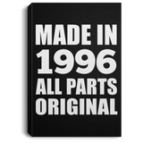 28th Birthday Made in 1996 All Parts Original - Canvas Portrait