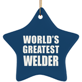 World's Greatest Welder - Star Ornament
