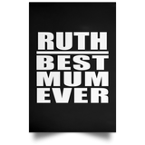 Ruth Best Mum Ever - Poster Portrait