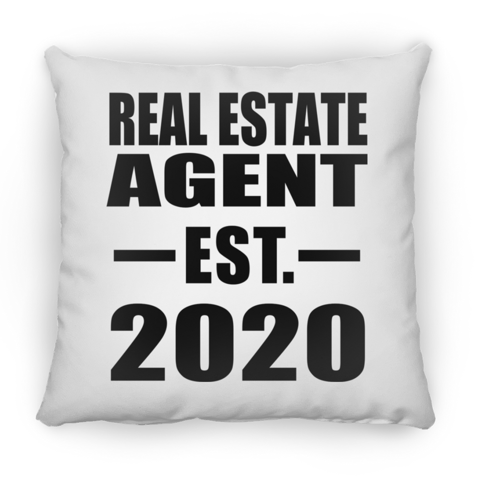 Real Estate Agent Established EST. 2020 - Throw Pillow