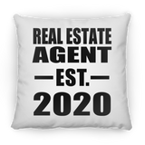 Real Estate Agent Established EST. 2020 - Throw Pillow