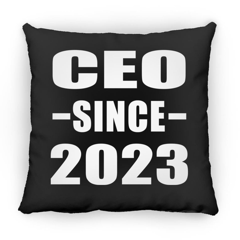CEO Since 2023 - Throw Pillow Black