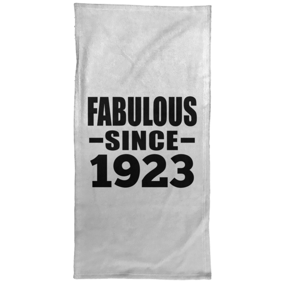 101st Birthday Fabulous Since 1923 - Hand Towel