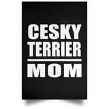 Cesky Terrier Mom - Poster Portrait