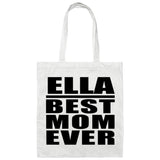 Ella Best Mom Ever - Tote Bag White