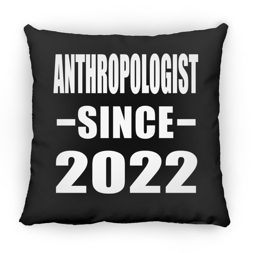 Anthropologist Since 2022 - Throw Pillow Black