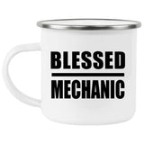 Blessed Mechanic - 12oz Camping Mug
